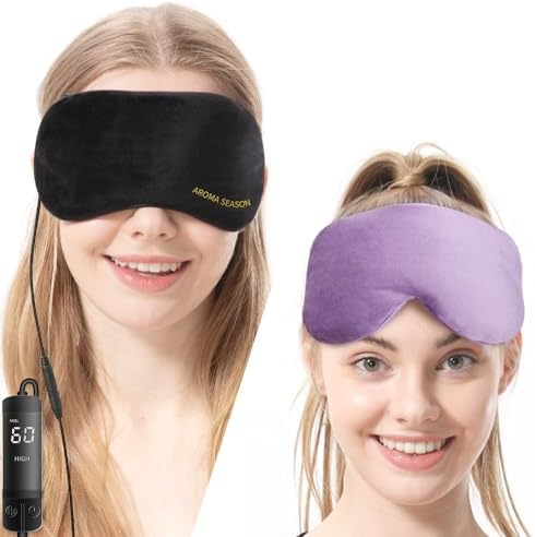 Aroma Season Heated Eye Mask - Cordless Moist Heat Compress For - View #8