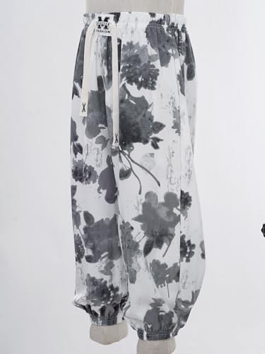 Kids Boys Girls Vintage Print Bloomer Pants Jogger Yoga Sweatpants Casual Beach Bohemian Harem Trousers4