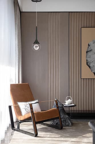 Willwant Moon Pendant Light, Teardrop Modern Pendant Lamp Dimmable Globe Crystal 5W Led Hanging Lights, Adjustable Cord Diy In Length Lighting Fixture For Kitchen Dining Bedroom Island Living Room #TOP3