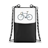 DeinDesign Handytasche zum Umhängen kompatibel mit Apple iPhone SE (2020) Crossbody Bag Glamourband Umhängetasche Damen Fahrrad Mountainbike Comic