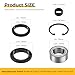M MATI Front Wheel Bearings & Seals Kits for Honda FourTrax 300 Rancher 350 400 420 Only for 4x4 91209-HN2-003 91256-HC5-003 91051-HC5-003