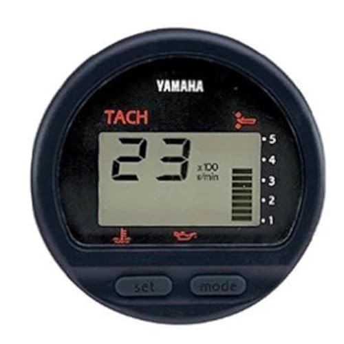 Yamaha OEM Multifunctional Tachometer Assembly, 6Y5-8350T-D2-00