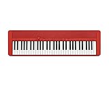 CASIO Teclados CASIOTONE Piano digital CT-S1RD, Rojo