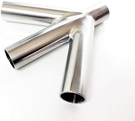 45mm 1.75" Pipe OD Butt Welding Oblique Y-Shaped 4 Way SUS 304 Stainless Fitting Spliter Homebrew Beer Wine