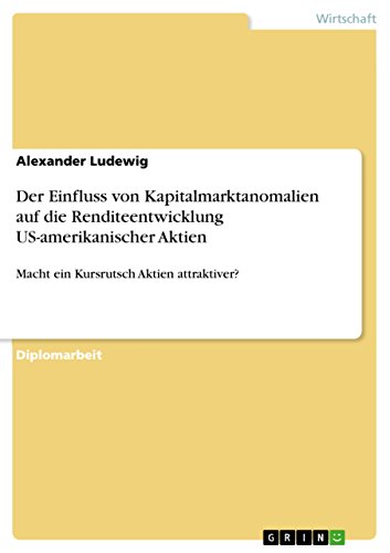 Der Einfluss von Kapitalmarktanomalien auf die Renditeentwicklung US-amerikanischer Aktien: Macht ein Kursrutsch Aktien attraktiver?