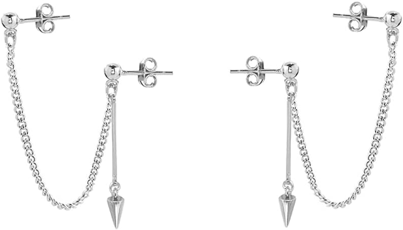 Stylish Double Ball Spike Piercing Earrings for Men Nigeria Ubuy