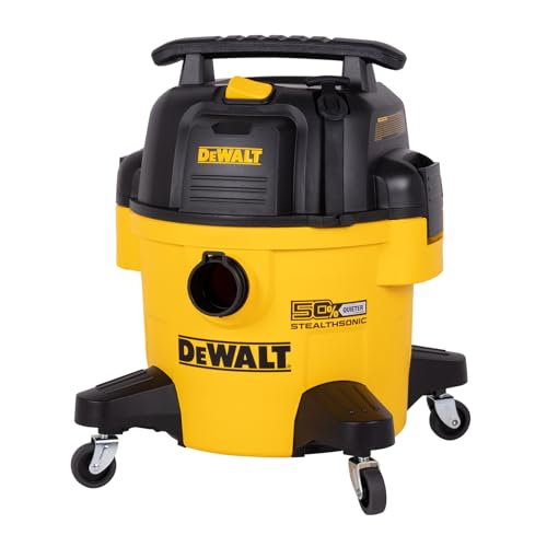 DEWALT STEALTHSONIC Wet Dry Shop Vac 6 Gallon 5 HP, DXV06P-QT