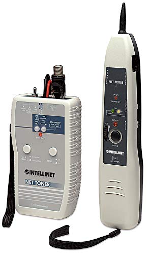 Câble kit de réseau testeur de tonalité Intellinet 515566 beige pour dépannage RJ45