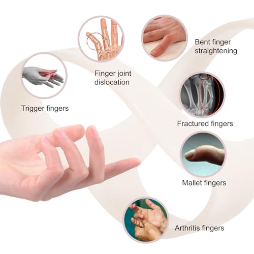 Image of Plastic Oval Finger Splint 8 Pcs, Finger Splints For Arthritis, Mallet Finger, Trigger Finger Splint, Hypermobility(Eds) Finger For Thumb /Middle, /Index /Pinky Or Ring Finger(2,3,4,5,6,7,8,9)