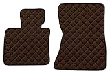 Produktfarbe: Braun. F-CORE Fußmatten - vordere Autos für BMW X5 (E70) 02.07-12.13 Crossover SUV 5 Sitz 7 Sitze BRAUN