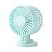 Przenośny wentylator zewnętrzny, wentylator mini USB do domu biurowego Przenośny komputer Wentylator elektryczny Podwójne ostrze i podwójny silnik Wygodny (kolor: jasnoniebieski)