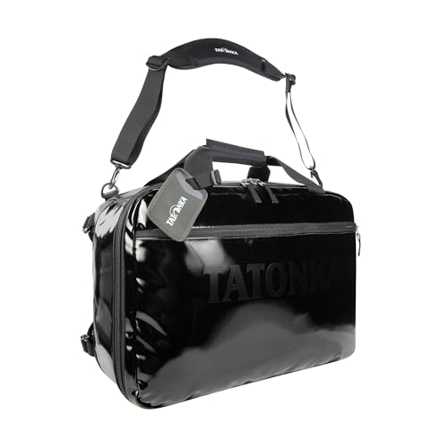 Sac de voyage 35l convertible en sac a dos Tatonka Flight Barrel bagage a main avion noir robuste
