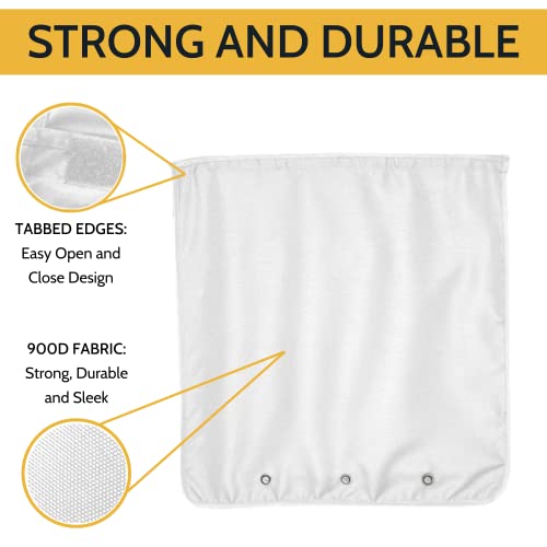 image for Nevkha Slimline Mail Slot Catcher, Post Letter Box Cage Ideal for UPVC