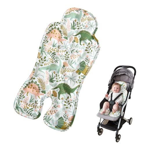 Image of Cooling Pad for Stroller,Double-Sided Available Car Seat Cooler Pad for Babies,Breathable and Cooler,Gel Car Seat Cooler Pad for Baby Chair,Stroller,Child Safety Seat (Dinosaur)