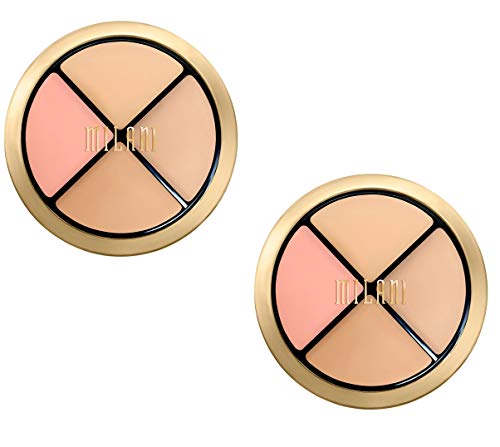 Pack of 2 Milani Conceal + Perfect All-in-One Concealer Kit, Light to Medium 02