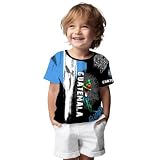 Gukefun Guatemala Shirts for Girls Jersey for Kids Parrot Novelty Productos Camisas De Shirt for Boys Short Sleeve Shirt Top
