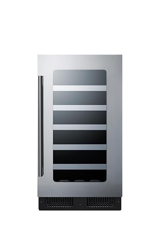 Summit 18” Wine Cellar, Built in Wine Refrigerator, 29 Bottle