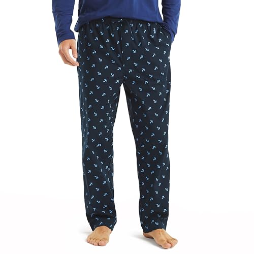 Nautica mens Sustainably Crafted Printed Poplin Sleep Pant