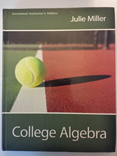 College Algebra - Annotated Instructor's Edition B00OVA92OU Book Cover