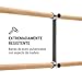 Klarfit Barre - Barra de Ballet Doble, 2 x 38 mm de...