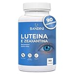 Bandini® Luteina e Zeaxantina ad Alto Dosaggio, Integratore Occhi Vista Antiossidante con Mirtillo Nero e Vite Rossa, Zinco, Vitamine A, B2, E – Supporto Visivo Naturale – 90 Compresse