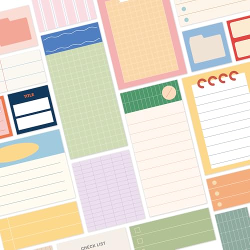 モノライク プラン ステッカーパック (102枚) Plan Sticker Pack - バラエティパック、日記 、スクラップブック、防水、ファンシーステッカーの商品画像（Amazon）