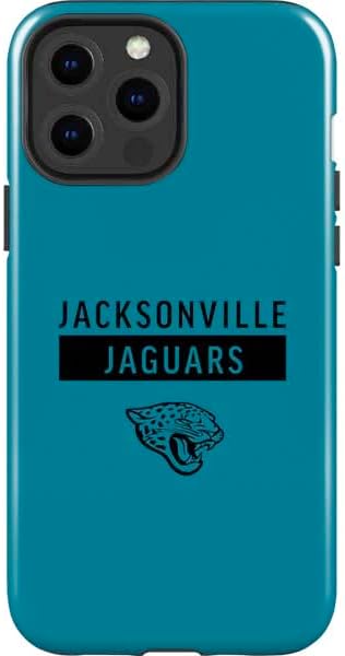 Skinit Impact Phone Case Compatible with iPhone 14 Pro Max - Officially Licensed NFL Jacksonville Jaguars Distressed Design