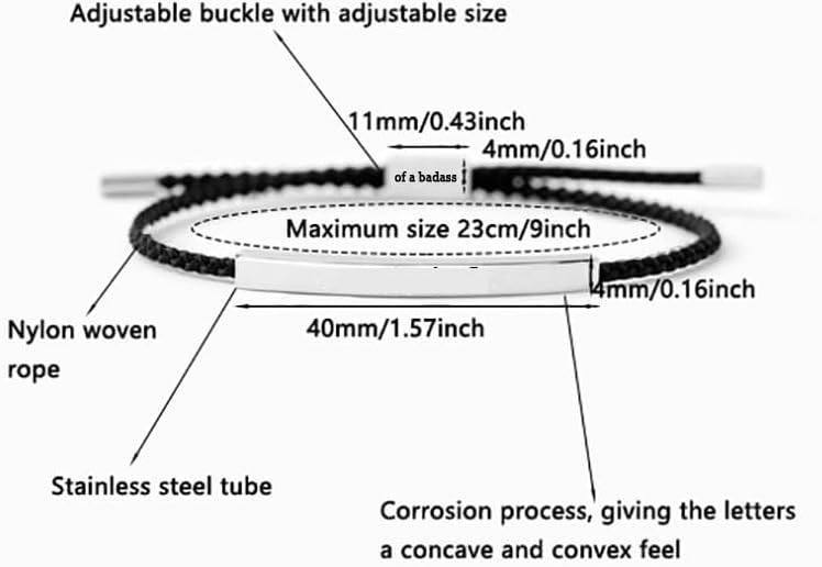 LIU JUN God Is In Control Tube Motivational Bracelet For Women Men,Adjustable Braided Stainless Steel Engraving Inspirational Faith Bracelet Christian Unique Gifts Jewelry - Image 8
