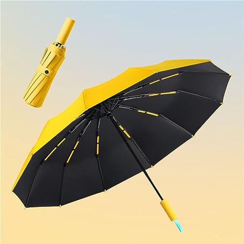 Paraguas automático resistente al viento y parasol impermeable unisex plegable 5
