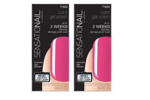 Lot of 2 Sensationail Color Gel Polish Kitten Heel 71602 0.25 Fl. Oz