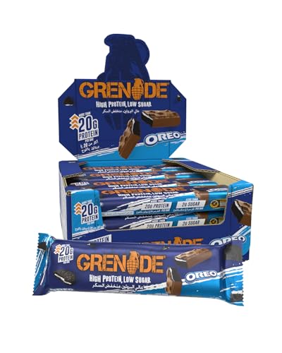 Grenade OREO Protein Bar - High Protein Low Sugar 12 x 60 g