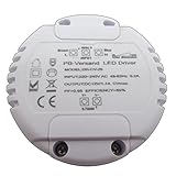 led trafo dimmbar 12v dc 60w Arbeitsbereich: 1 Watt bis 20 Watt