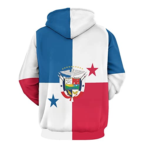 Panama Flag Men's and Women's Sports Hooded Pullover Fashion 3D Printing Spring and Autumn Winter Casual Sweater Loose2