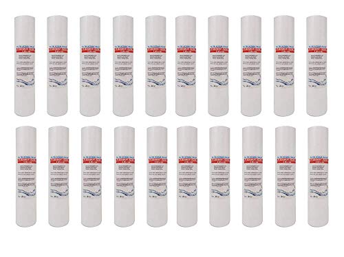 Filtri Acqua Italia Cartucho Filtro Agua Polipropileno a sedimentos 10 Pulgadas Micron 5 para ósmosis inversa depurador Agua Set 20 Piezas
