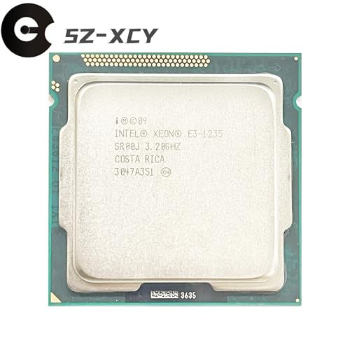 Processeur informatique multithread E3-1235 quad-core 3.2 GHz socket LGA 1155