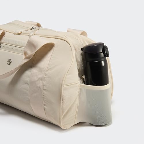 Pander 23L Small Gym Duffel Bag with Shoe Compartment, Versatile Gym and Travel Companion, Spacious, and Organized - Ideal for Active Lifestyles (White Opal)4