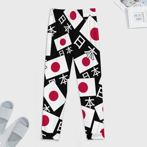 Japan Japanese Flag Men's Pajama Bottoms Sleep Lounge Soft Comfy Pants Sleepwear4