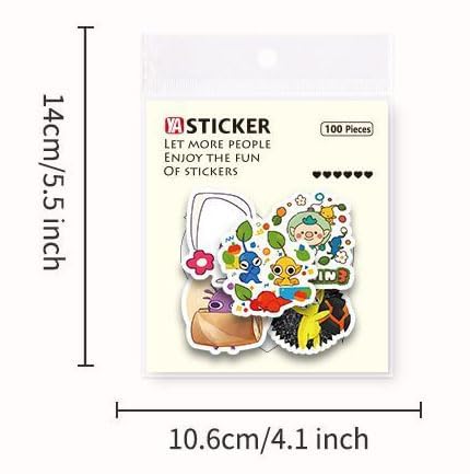 Amazon.co.jp: ピク ステッカー 100枚 シールセット キャラクター 手帳