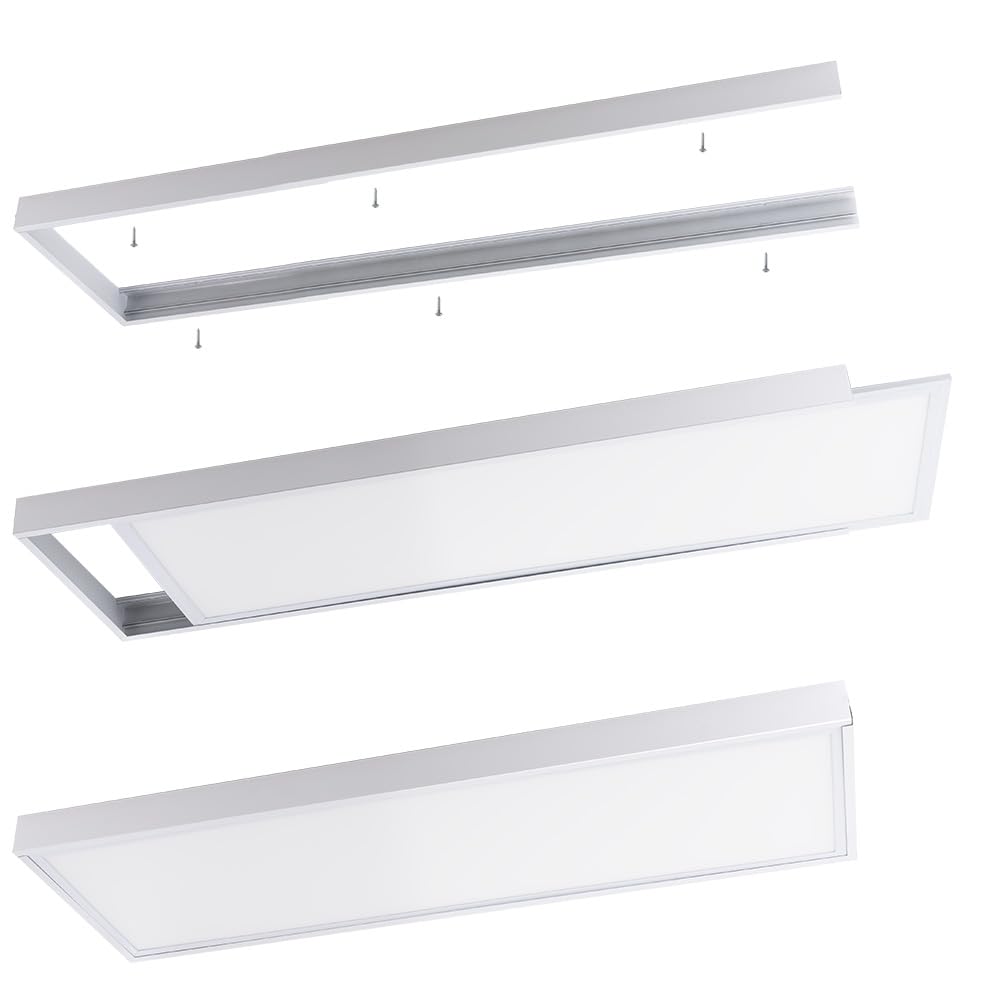 Tessileio di Montaggio Superficie Montata Pannello LED 120x60Cm | Greenice