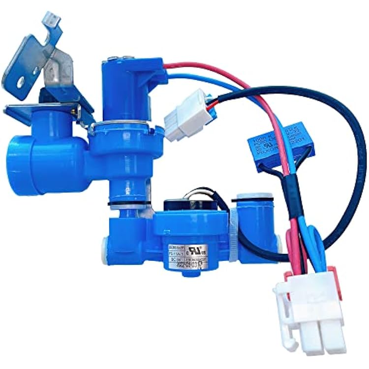 What's Up? AJU72992601 Refrigerator Water Inlet Valve Replacement Part Replaces 5220JB2009A, 5221JA2011B, EBD60664501