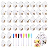 Product Content: The package includes 36 white dog party gift boxes, which is sufficient to meet various needs such as party distribution and event layout; it also comes with 8 colored markers to easily cope with various scenarios of dog-themed activ...