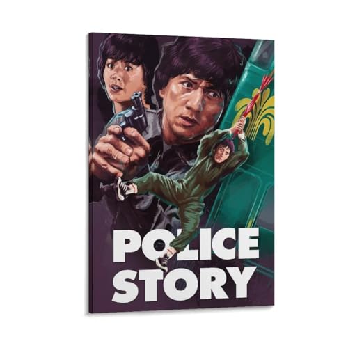 WbL[E`F Jackie Chan f LoX A[gpl |X^[ ǃA[g _ rO xbh[  ʉ20x30inch(50x75cm)