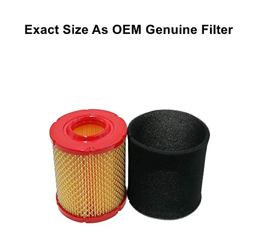 MOWFILL Pacote com 2 filtros de ar 937-05066 para MTD 937-05066 737-05066 Rotary 15847 Serve para MT