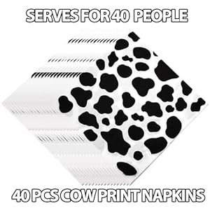 Cow Print Napkins Cow Napkins for Party Paper Cowboy Napkins Farm Animal Party Napkins for Western Cowgirl Baby Shower Cow Themed Birthday Party Supplies Cow Print Napkins Cow Napkins for Party Paper Cowboy Napkins Farm Animal Party Napkins for Western Cowgirl Baby Shower Cow Themed Birthday Party Supplies