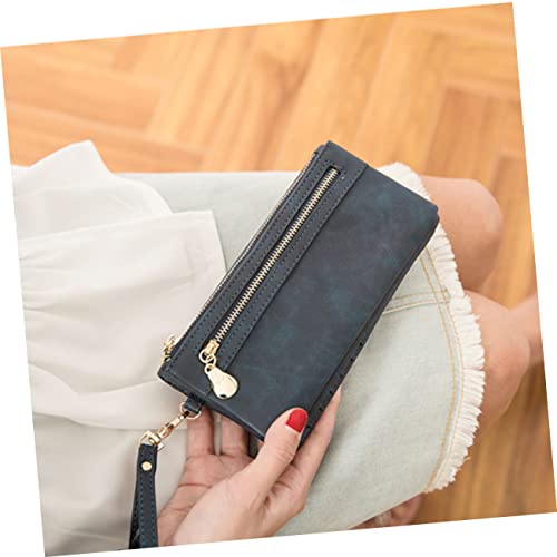 LIFKOME Billfold for Women Credit Card Holder Organizer Purse Clutch Bag Phone Holder Cell Phone Wristlet Purses2