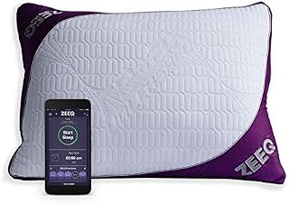 ZEEQ Smart Pillow - Track Sleep, Stream Audio, Smart Home Connected for Home