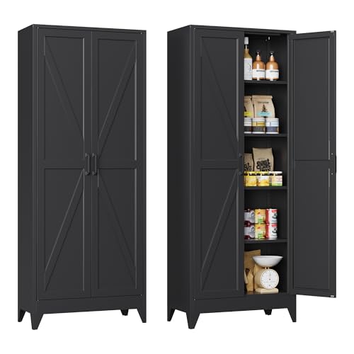 LISSIMO Kitchen Pantry Cabinet, 75