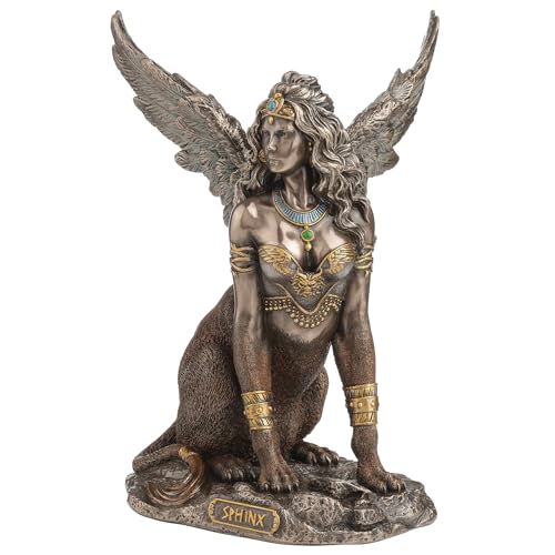 Estatua Veronese Design esfinge griega estilo antiguo miniatura 2