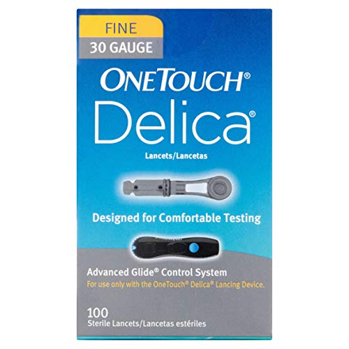 one touch ultra mini lancets - OneTouch Delica 30 Gauge Lancets 100 Count Each (1 Pack)