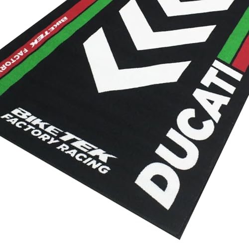 Biketek Garage Mat Series 4 190 x 80 cm Suitable for Ducati